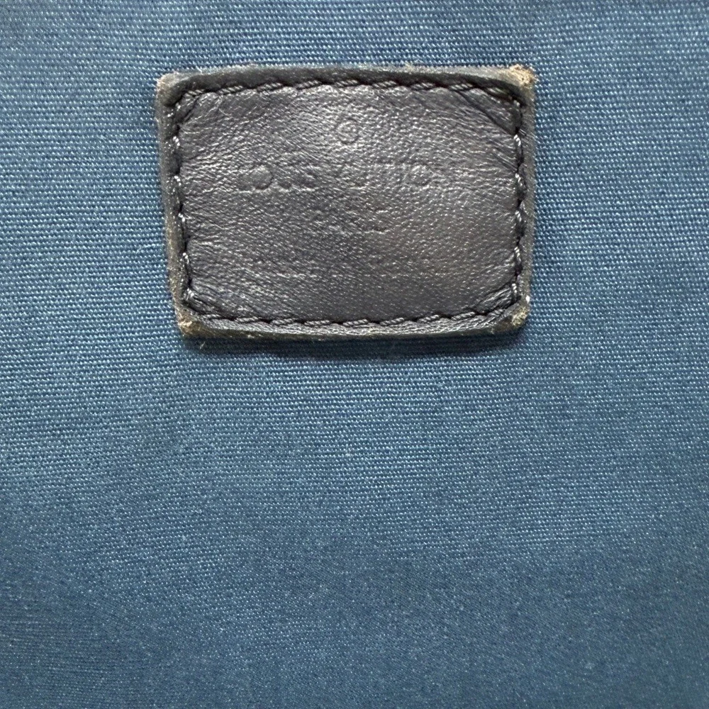Louis Vuitton Vintage Blue Monogram Mini Lin Sac Maman 2003 Messenger Diaper Bag